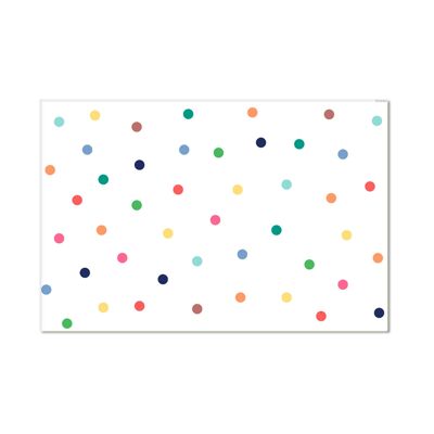Tapis Vinyle - Confetti Multicolore