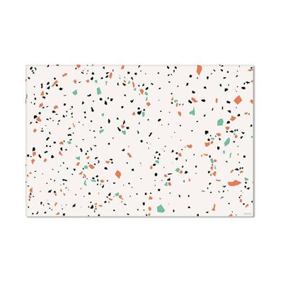 Vinyl Mat - Terrazzo Marble Beige