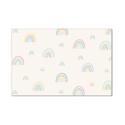 Tappetino in vinile - Mini arcobaleni pastello