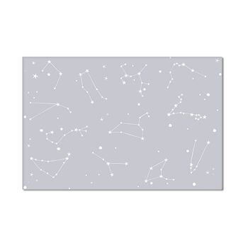 Tapis en Vinyle - Gris Constellation 1