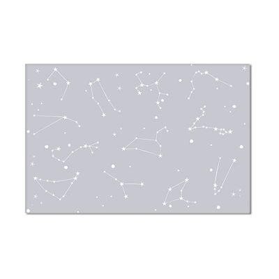 Tapis en Vinyle - Gris Constellation