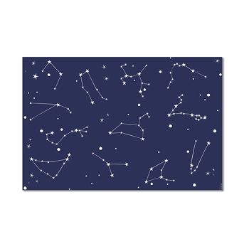 Tapis en Vinyle - Bleu Constellation 1