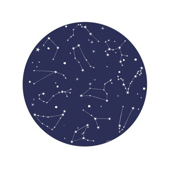 Tapis en Vinyle - Bleu Constellation 3