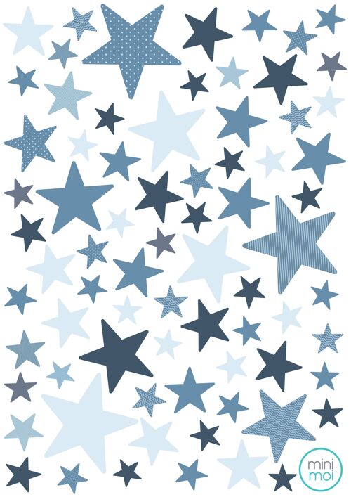 Stickers - Stars Blue