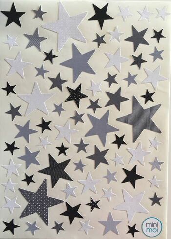 Stickers - Etoiles Gris 4