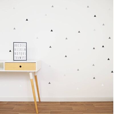 Stickers - Triangles Gris