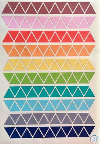 Stickers - Triangles Couleurs 4