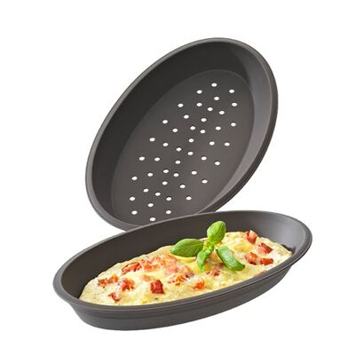 Flexiform Pizza 2er Set braun