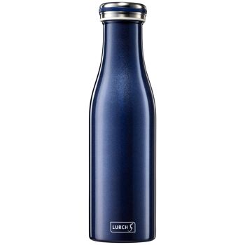 Bouteille isotherme inox 0,5l bleu métallisé 1