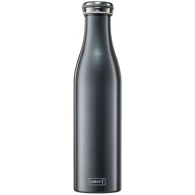 Isolier-Flasche Edelstahl 0,75l anthrazit-metallic