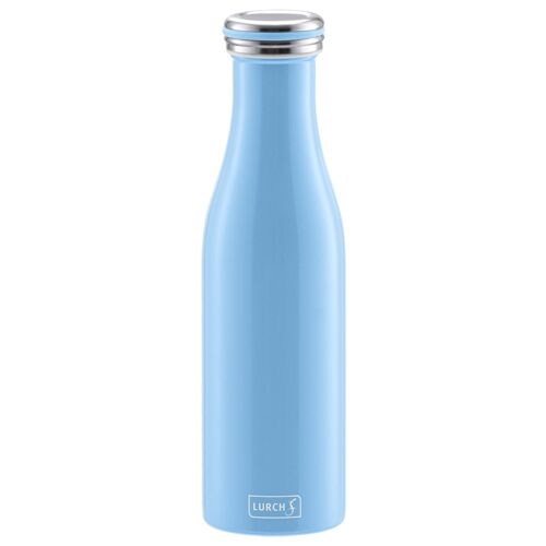 Isolier-Flasche Edelstahl 0,5l light blue