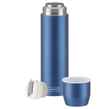 Bouteille isotherme avec mug EDS 0,45 l bleu denim 2