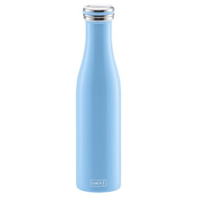Isolier-Flasche Edelstahl 0,75l light blue