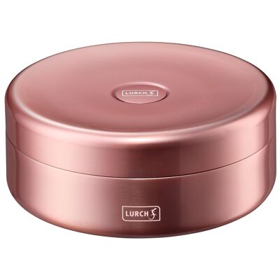 Isolier-Lunchbox 0,55l inkl. Silikonbefestigungsband rosegold