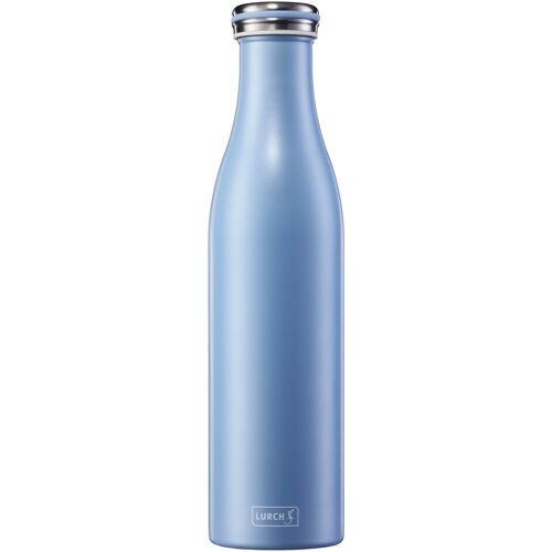 Isolier-Flasche Edelstahl 0,75l pearl blue