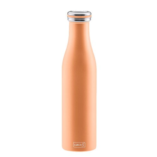 Isolier-Flasche Edelstahl 0,75l pearl orange