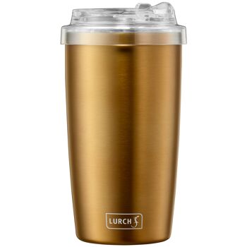 Mug isotherme Coffee-To-Go 0,4l avec couvercle Tritan transparent columbia gold 1