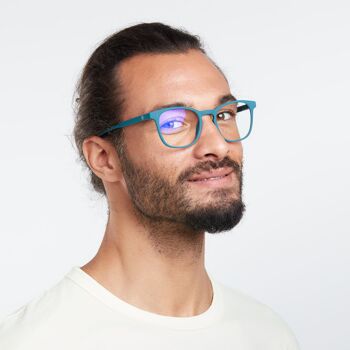 Dalston Steel Blue - Lunettes anti-lumière bleue 7