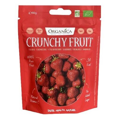 Organic freeze-dried strawberries FAMILY PACK