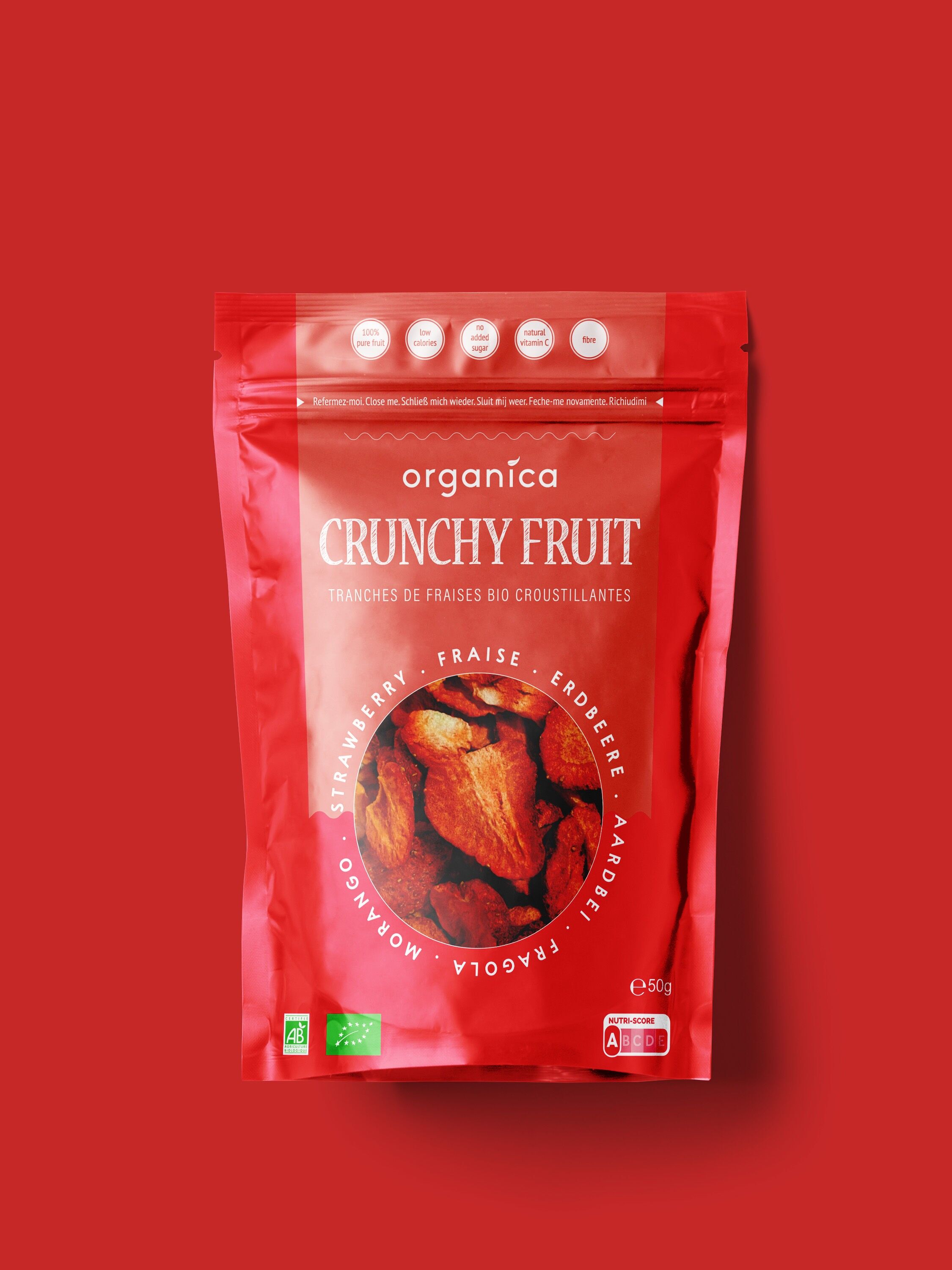 Bio gefriergetrocknete Erdbeeren FAMILIENPAKET