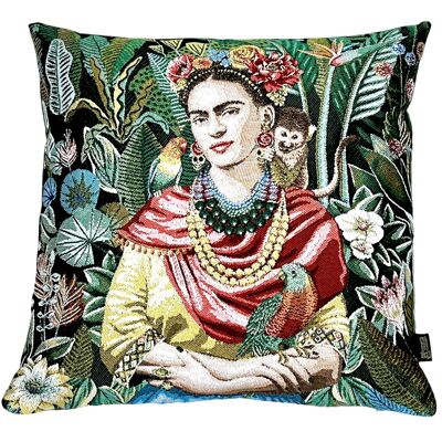 Cushion cover, Carmen green, 45cm x 45cm