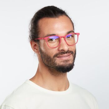 Dalston Burgundy Red - Lunettes Blue Light 4