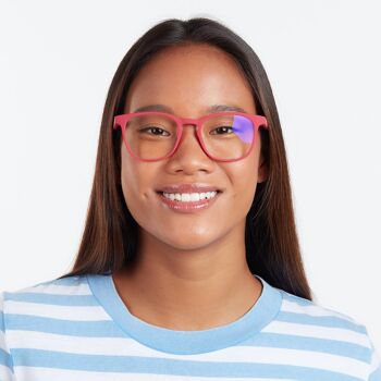 Dalston Burgundy Red - Lunettes Blue Light 7