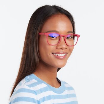 Dalston Burgundy Red - Lunettes Blue Light 8
