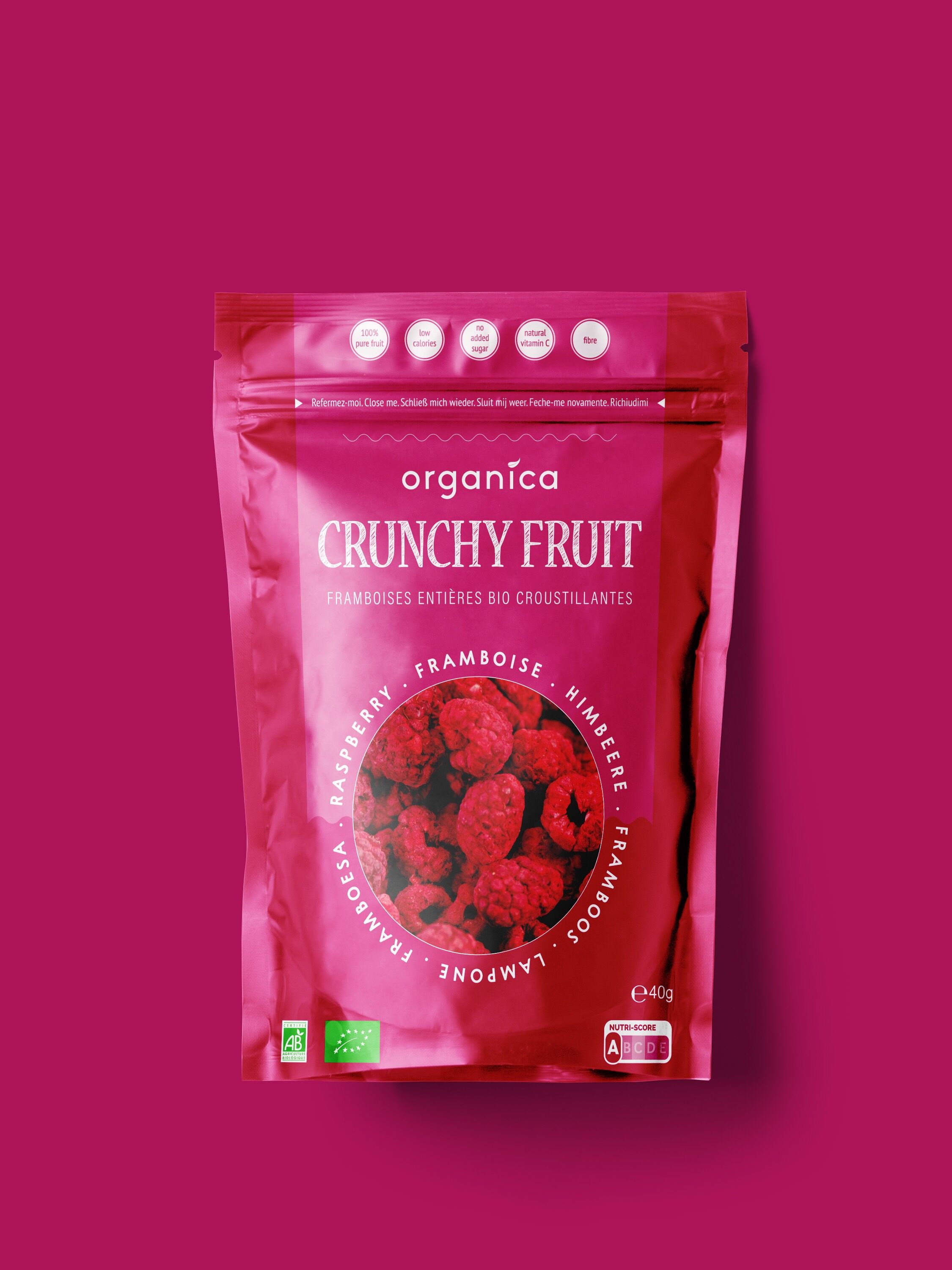 Organic freeze-dried raspberries FAMILY PACK