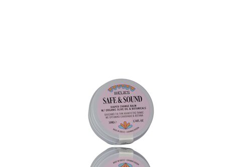 SAFE & SOUND diaper change balm with organic olive oil & botanicals