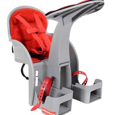 WeeRide Safe Front Baby Bike Seat – Red IN STOCK LTD QUANTITIES