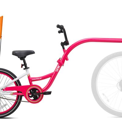 WeeRide Tagalong Kazam Link Trailer Bike – Pink
