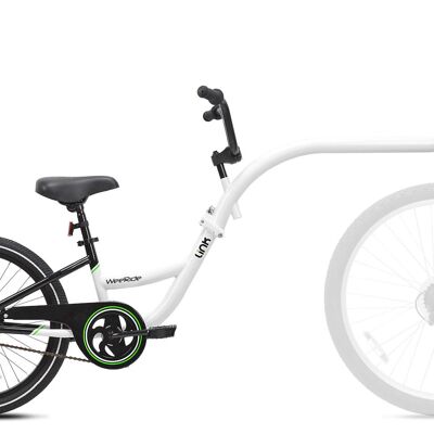 WeeRide Tagalong Kazam Link Trailer Bike – White