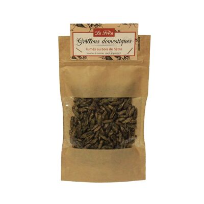 Edible insects - Beech wood smoked crickets