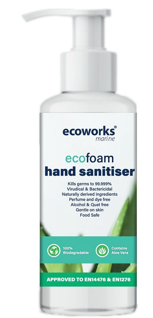 eco foam hand sanitiser - 500ml bottle with foam pump