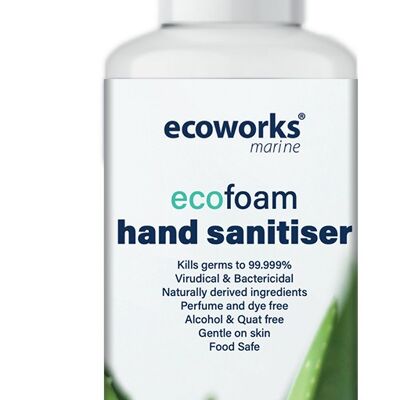 disinfettante per le mani in schiuma ecologica - Flacone da 500 ml con pompa per schiuma