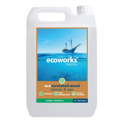 eco varnish wood cleaner & wax - 5 litre