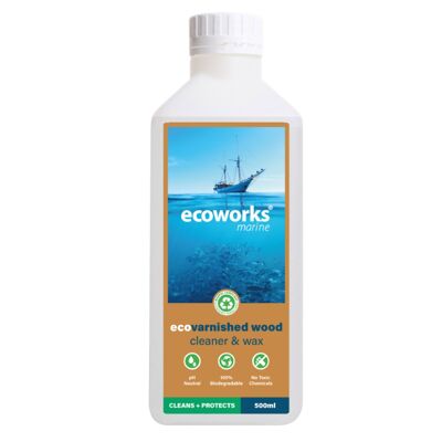 Detergente e cera per legno eco-vernice - 500 ml