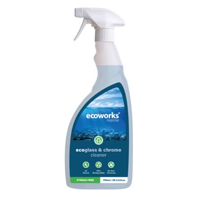 detergente ecologico per vetri e cromo - spray a grilletto da 750 ml