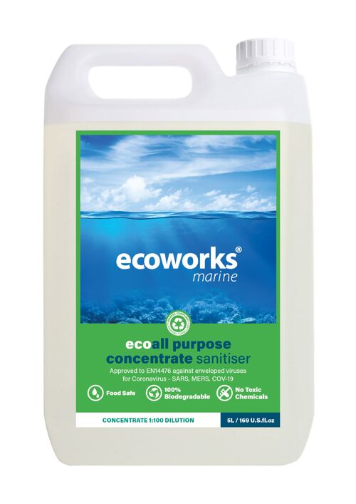 eco sanitiser - 5 Litre Super Concentrated 1/100 Dilution