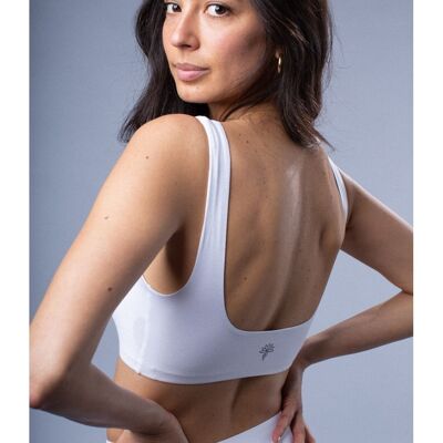 Top esencial blanco eco de leser yoga