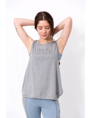 T-SHIRT VINYASA BLEU 2