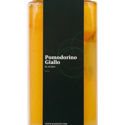 Pomodorino giallo in acqua