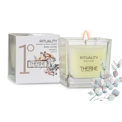 RITUALITY - Candela da Massaggio 
alla Liquirizia 
EMOZIONALE/NUTRIENTE/EMOLIENTE