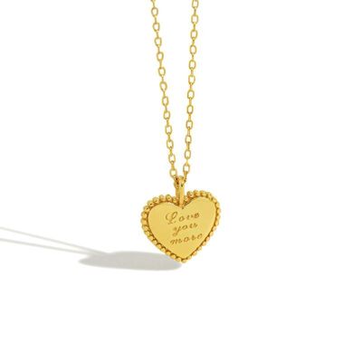 LOVE YOU MORE NECKLACE - Gold