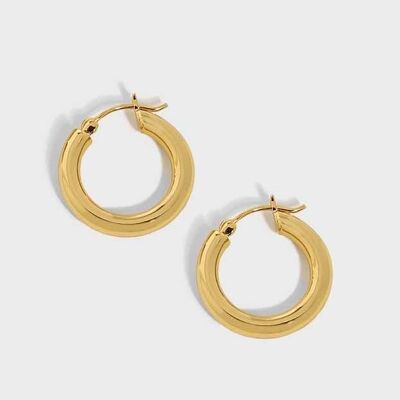 BLAIR CHUNKY HOOPS 1" - Gold