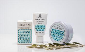 FRESH ZONE Crème rafraîchissante et rajeunissante pour les mains et le corps au yaourt, concombre, acide hyaluronique et menthe verte 4