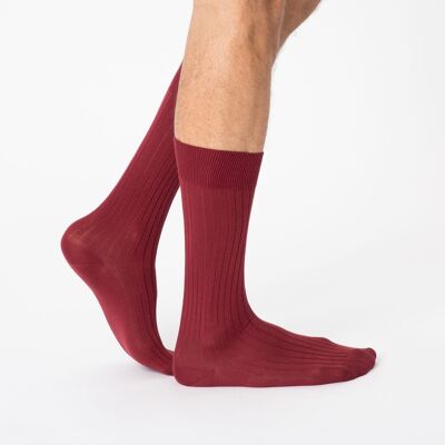 Premium Bamboo Socks Bordeaux