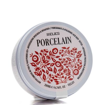 PORCELAIN body butter with pomegranate and hyaluronic acid for antioxidant protection and moisturization