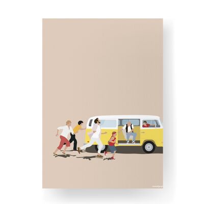 Little Miss Sunshine 2 - 21x29.7cm